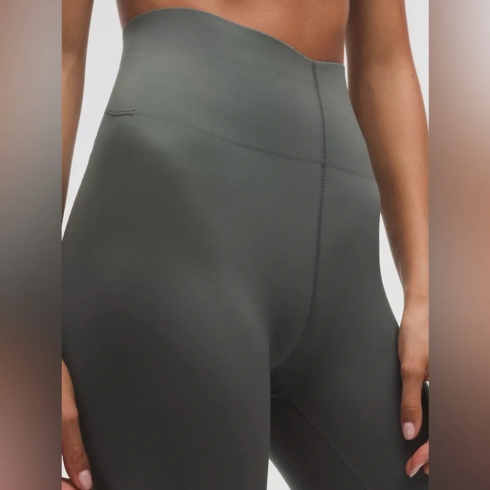 Lululemon Graphite Grey High Rise Tight 25 Leggings Size 8